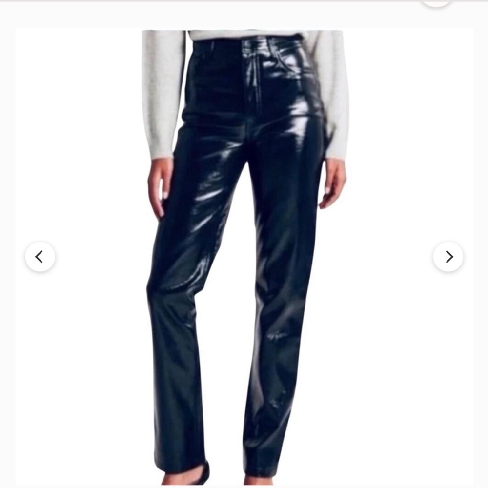 Abercrombie & Fitch shiny navy/black pants!